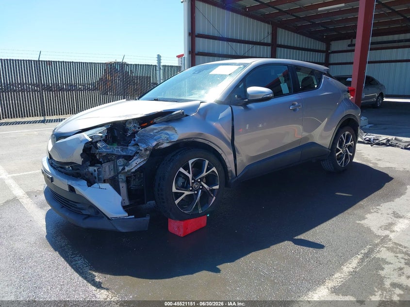 2018 Toyota C-hr VIN NMTKHMBX4JR050075 IAAI salvage auction — FRONT END, Salvage (California), sold $2,950 on 2026-07-21 (photo 2)