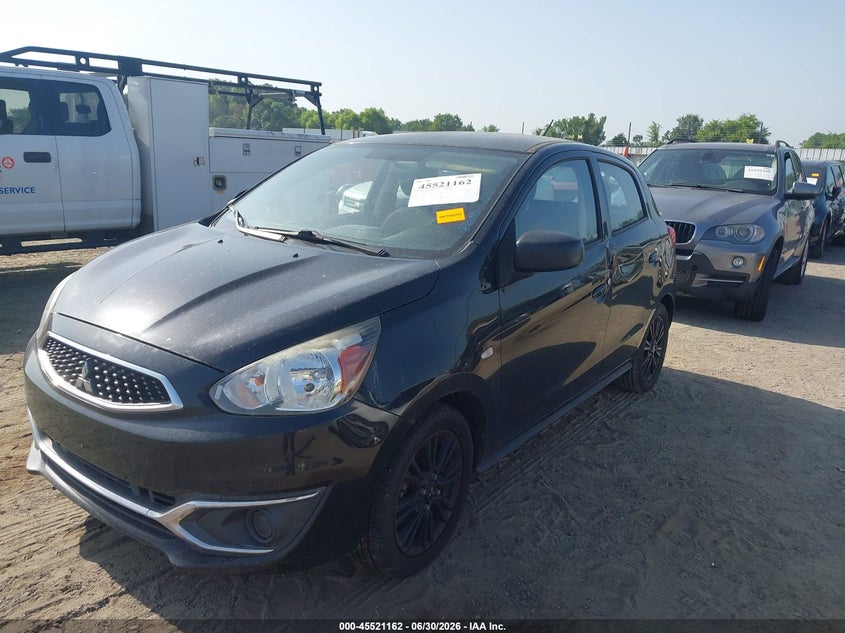 2019 Mitsubishi Mirage VIN ML32A5HJ8KH015367 IAAI salvage auction — NORMAL WEAR, Clear (Arkansas), sold $1,000 on 2026-07-15 (photo 2)