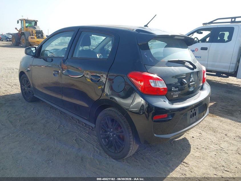 2019 Mitsubishi Mirage VIN ML32A5HJ8KH015367 IAAI salvage auction — NORMAL WEAR, Clear (Arkansas), sold $1,000 on 2026-07-15 (photo 3)