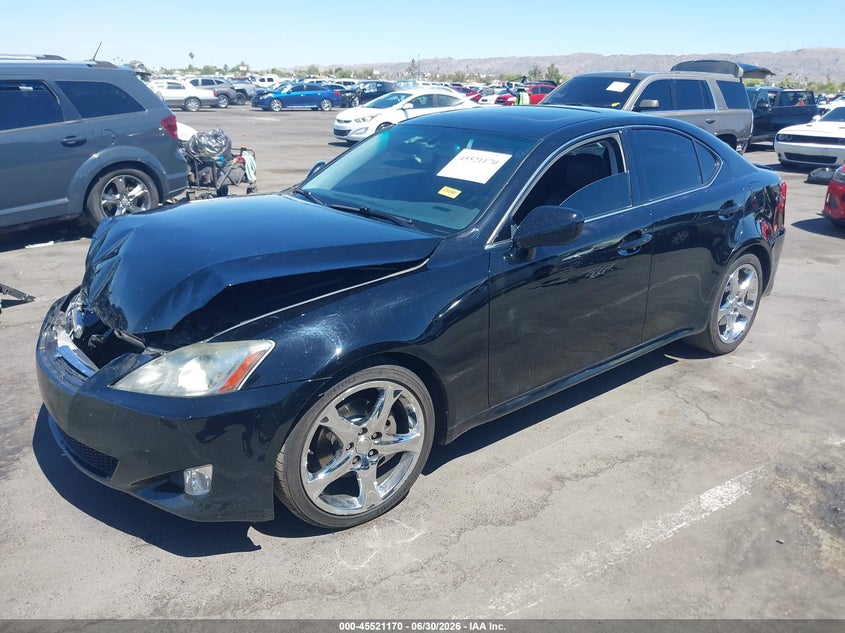 2007 Lexus Is 250 VIN JTHBK262972047709 IAAI salvage auction — FRONT END, Salvage (Arizona), sold $25 on 2026-07-28 (photo 2)