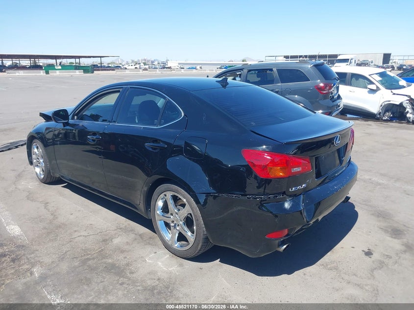2007 Lexus Is 250 VIN JTHBK262972047709 IAAI salvage auction — FRONT END, Salvage (Arizona), sold $25 on 2026-07-28 (photo 3)