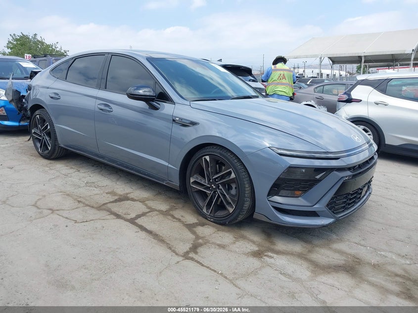 2024 Hyundai Sonata VIN KMHL54JC6RA409895 IAAI salvage auction — RIGHT REAR, Salvage Title, sold $11,325 on 2026-08-26 (photo 1)