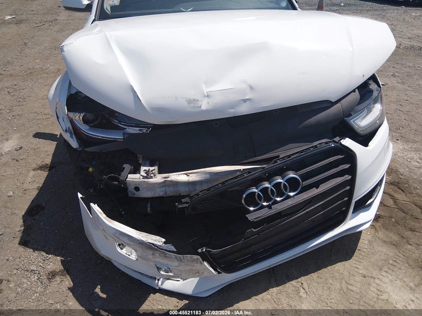 2016 Audi A4 VIN WAUBFAFL4GN013777 IAAI salvage auction — RIGHT FRONT, Clear (Massachusetts), sold $450 on 2026-07-14 (photo 6)