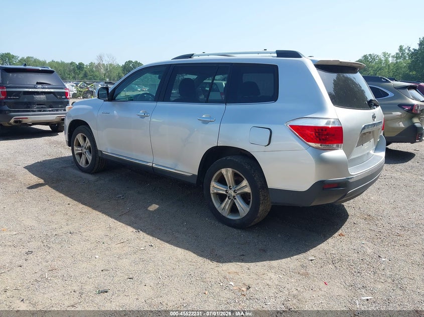2012 Toyota Highlander VIN 5TDDK3EH3CS102518 IAAI salvage auction — NORMAL WEAR, Original (Ohio), sold $4,600 on 2026-07-06 (photo 3)