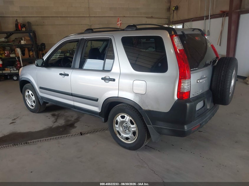 2006 Honda Cr-v VIN JHLRD785X6C061449 IAAI salvage auction — NORMAL WEAR, Clear (Illinois), sold $525 on 2026-07-13 (photo 3)