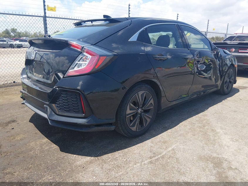 2018 Honda Civic VIN SHHFK7H52JU240200 IAAI salvage auction — FRONT & REAR, Wait Title, sold $2,850 on 2026-08-01 (photo 4)