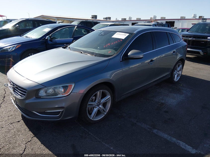 2016 Volvo V60 VIN YV1612SK7G1310226 IAAI salvage auction — NORMAL WEAR, Clear (California), sold $300 on 2026-07-24 (photo 2)