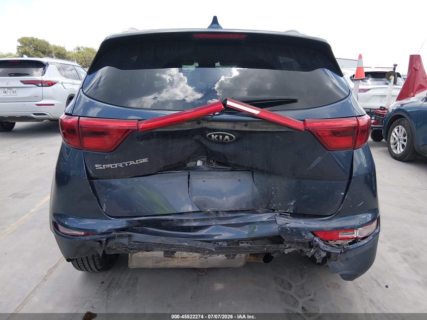 2017 Kia Sportage VIN KNDPMCACXH7288979 IAAI salvage auction — REAR END, Salvage Title, sold $2,600 on 2026-07-28 (photo 6)