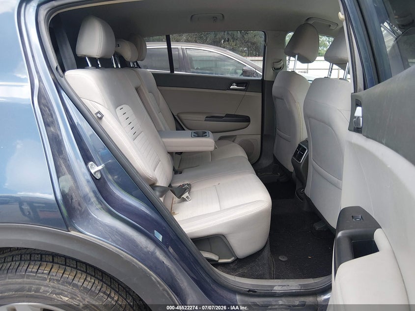 2017 Kia Sportage VIN KNDPMCACXH7288979 IAAI salvage auction — REAR END, Salvage Title, sold $2,600 on 2026-07-28 (photo 8)