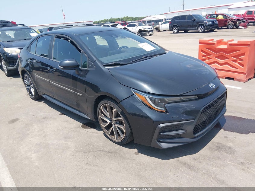 2021 Toyota Corolla VIN 5YFS4MCE1MP060019 IAAI salvage auction — LEFT REAR, Salvage (North Carolina), sold $4,200 on 2026-07-29 (photo 1)