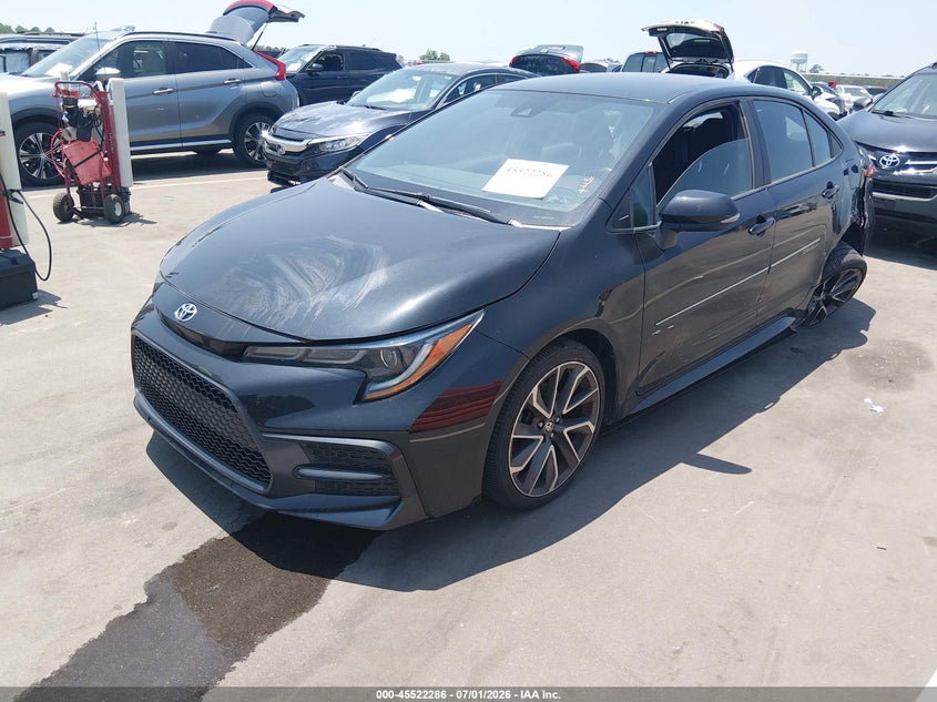 2021 Toyota Corolla VIN 5YFS4MCE1MP060019 IAAI salvage auction — LEFT REAR, Salvage (North Carolina), sold $4,200 on 2026-07-29 (photo 2)
