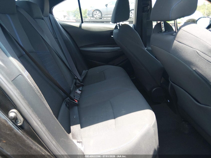 2021 Toyota Corolla VIN 5YFS4MCE1MP060019 IAAI salvage auction — LEFT REAR, Salvage (North Carolina), sold $4,200 on 2026-07-29 (photo 8)