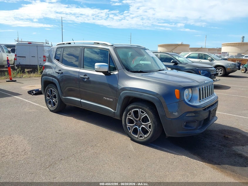 2016 Jeep Renegade VIN ZACCJADT5GPC87585 IAAI salvage auction — REAR END, Clear (Hawaii), sold $325 on 2026-07-21 (photo 1)