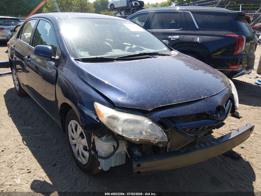2013 Toyota Corolla VIN 2T1BU4EEXDC991437 IAAI salvage auction — FRONT END, Clear (Massachusetts), sold $2,850 on 2026-07-11 (photo 1)