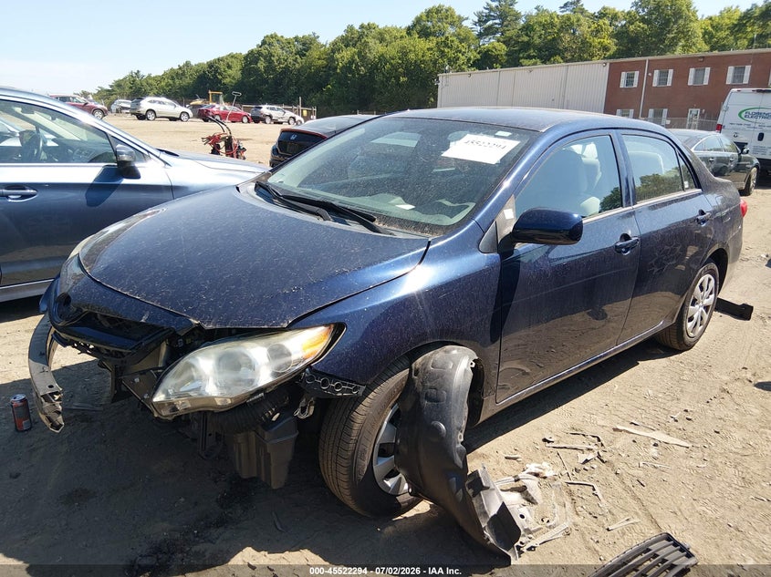 2013 Toyota Corolla VIN 2T1BU4EEXDC991437 IAAI salvage auction — FRONT END, Clear (Massachusetts), sold $2,850 on 2026-07-11 (photo 2)
