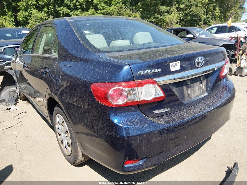 2013 Toyota Corolla VIN 2T1BU4EEXDC991437 IAAI salvage auction — FRONT END, Clear (Massachusetts), sold $2,850 on 2026-07-11 (photo 3)
