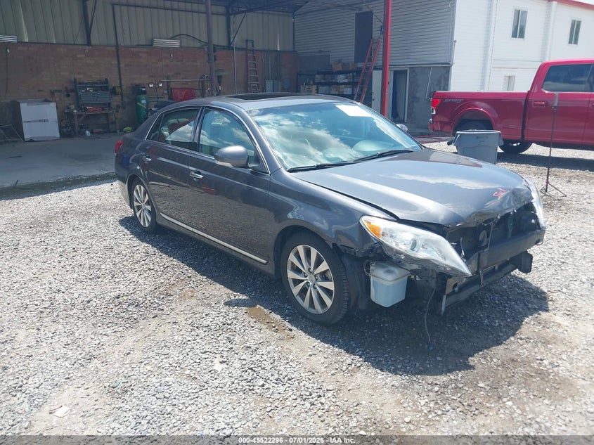 2011 Toyota Avalon VIN 4T1BK3DB8BU420953 IAAI salvage auction — FRONT END, Salvage (North Carolina), sold $1,625 on 2026-08-01 (photo 1)