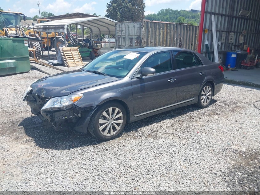 2011 Toyota Avalon VIN 4T1BK3DB8BU420953 IAAI salvage auction — FRONT END, Salvage (North Carolina), sold $1,625 on 2026-08-01 (photo 2)