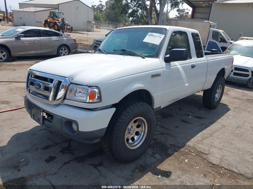 2011 Ford Ranger VIN 1FTLR4FE2BPA25313 IAAI salvage auction — RIGHT FRONT, Salvage (California), sold $1,400 on 2026-07-09 (photo 2)