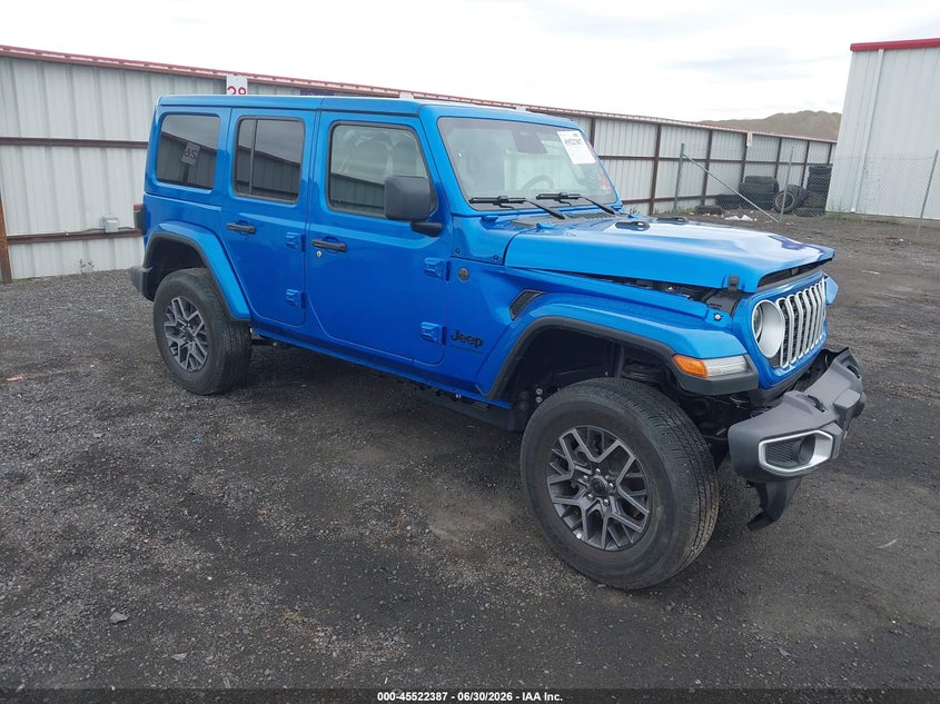 2026 Jeep Wrangler / VIN 1C4PJXEN4TW269175 IAAI salvage auction — FRONT END, Clear (Washington), sold $27,000 on 2026-07-21 (photo 1)