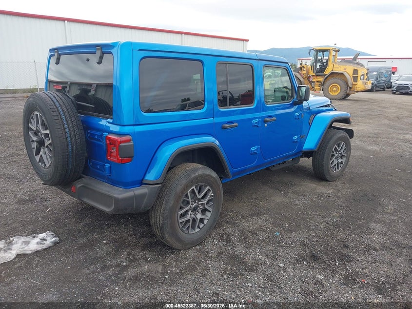 2026 Jeep Wrangler / VIN 1C4PJXEN4TW269175 IAAI salvage auction — FRONT END, Clear (Washington), sold $27,000 on 2026-07-28 (photo 4)