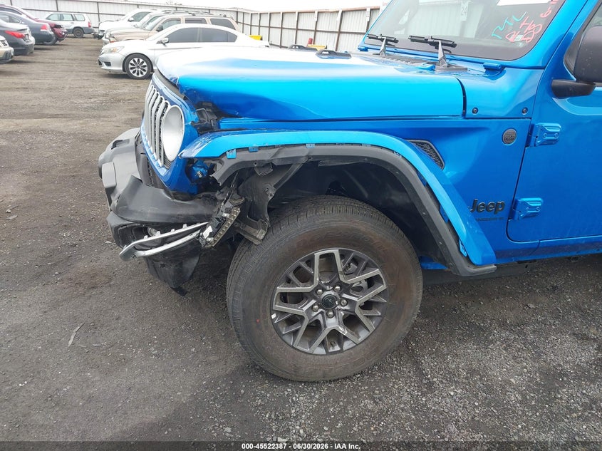 2026 Jeep Wrangler / VIN 1C4PJXEN4TW269175 IAAI salvage auction — FRONT END, Clear (Washington), sold $27,000 on 2026-07-28 (photo 6)