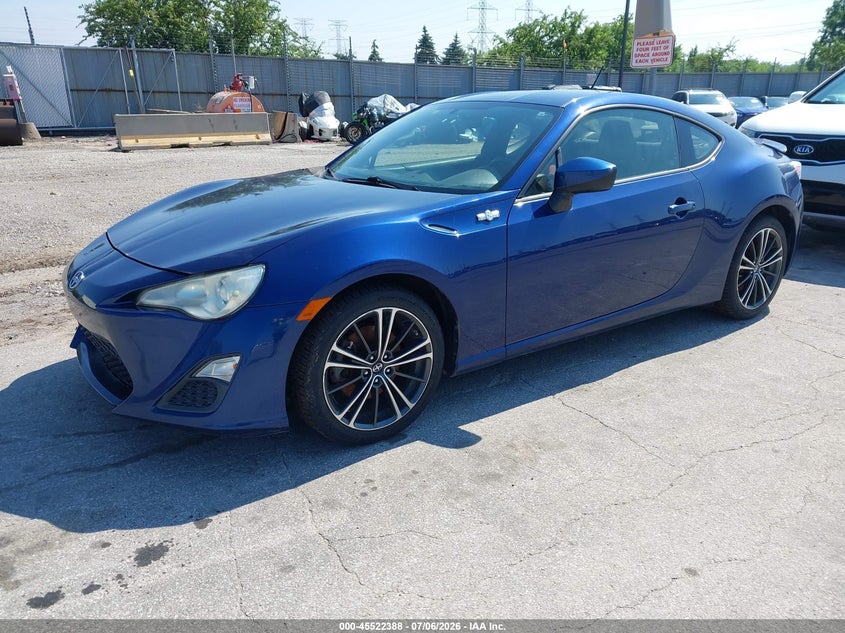 2013 Scion Fr-s VIN JF1ZNAA12D1721142 IAAI salvage auction — NORMAL WEAR, Clear (Illinois), sold $975 on 2026-07-20 (photo 2)