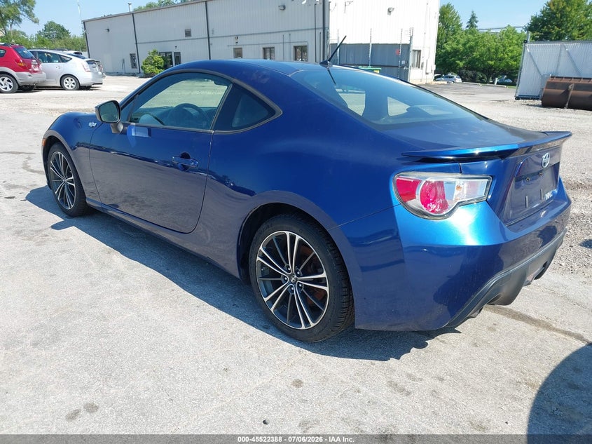 2013 Scion Fr-s VIN JF1ZNAA12D1721142 IAAI salvage auction — NORMAL WEAR, Clear (Illinois), sold $975 on 2026-07-20 (photo 3)