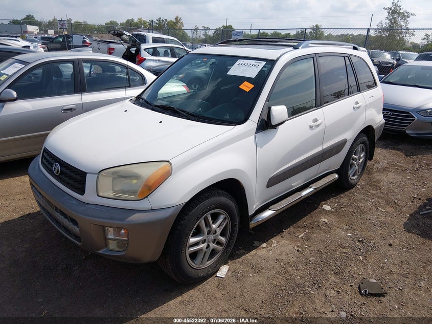 2001 Toyota Rav4 VIN JTEGH20V510028498 IAAI salvage auction — NORMAL WEAR, Original (Ohio), sold $250 on 2026-07-16 (photo 2)