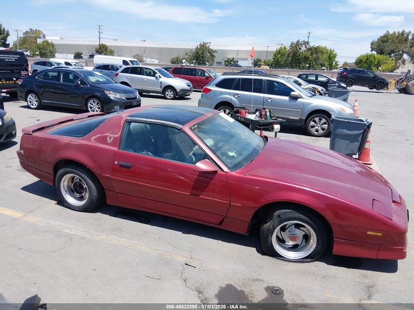 1990 Pontiac Firebird VIN 1G2FS23T1LL200060 IAAI salvage auction — NORMAL WEAR, App For Dup Clear (California), sold $550 on 2026-07-27 (photo 6)