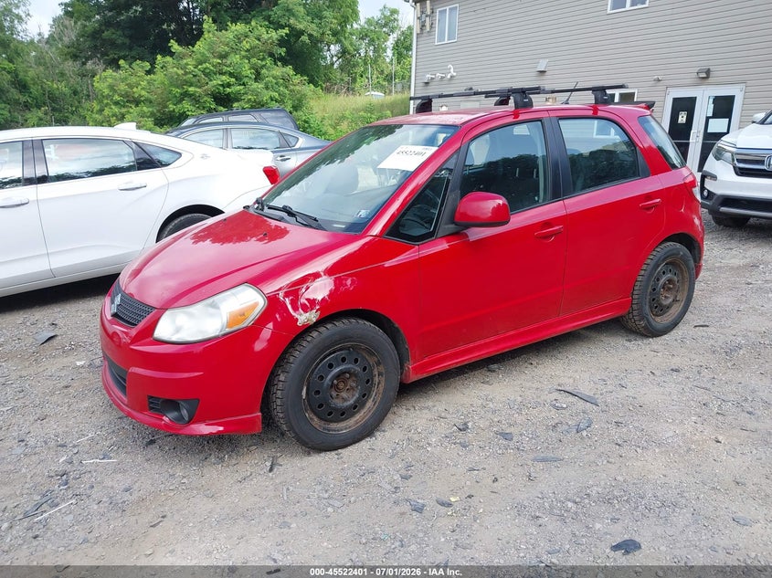 2010 Suzuki Sx4 VIN JS2YA5A96A6300382 IAAI salvage auction — NORMAL WEAR, Clear (Pennsylvania), sold $300 on 2026-07-07 (photo 2)