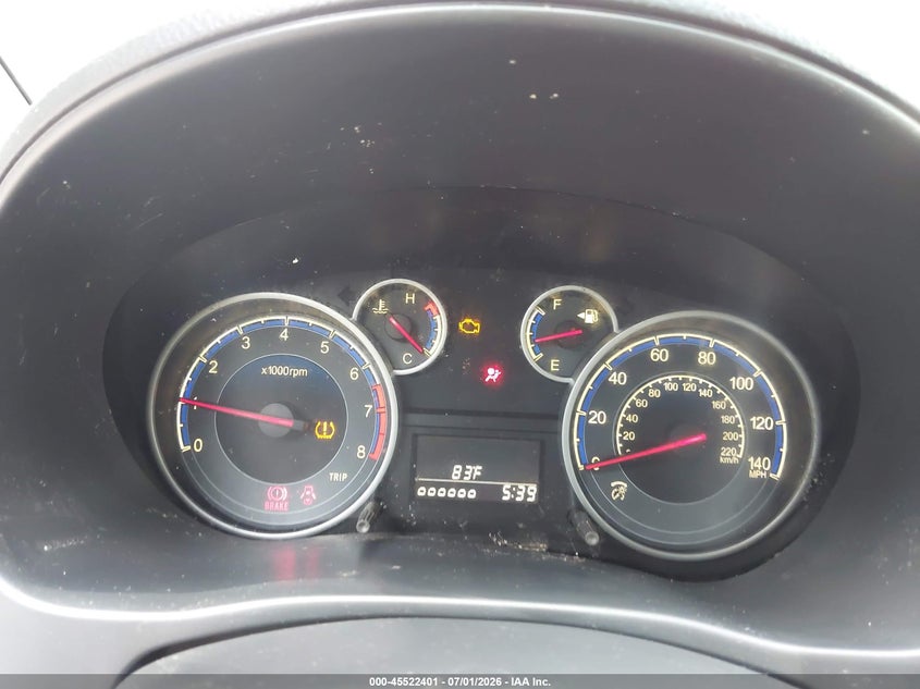 2010 Suzuki Sx4 VIN JS2YA5A96A6300382 IAAI salvage auction — NORMAL WEAR, Clear (Pennsylvania), sold $300 on 2026-07-07 (photo 7)