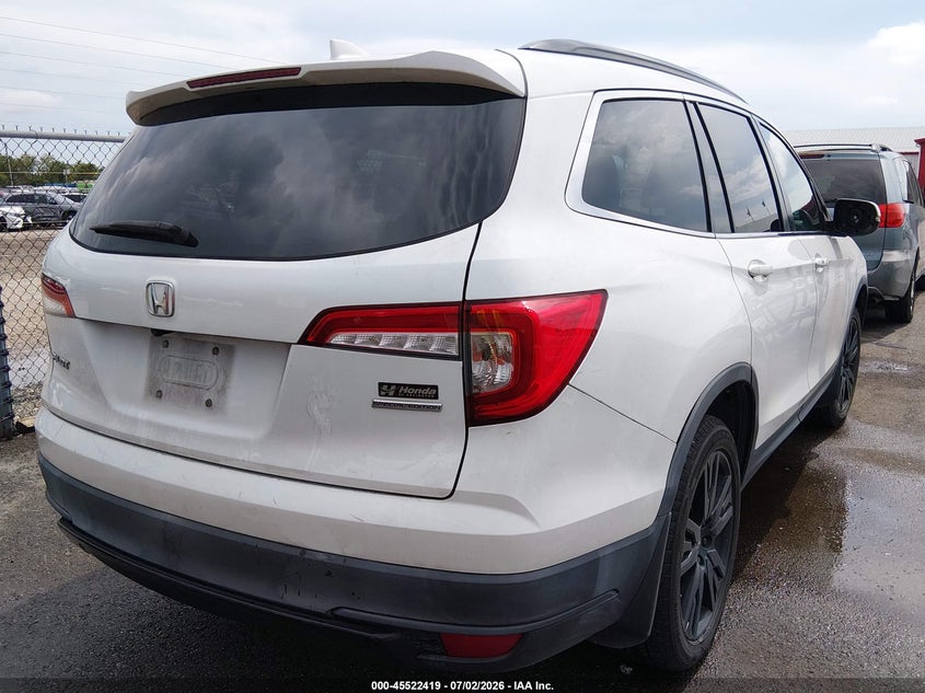 2022 Honda Pilot VIN 5FNYF5H29NB014265 IAAI salvage auction — LEFT FRONT, Salvage Title, sold $10,600 on 2026-08-24 (photo 4)