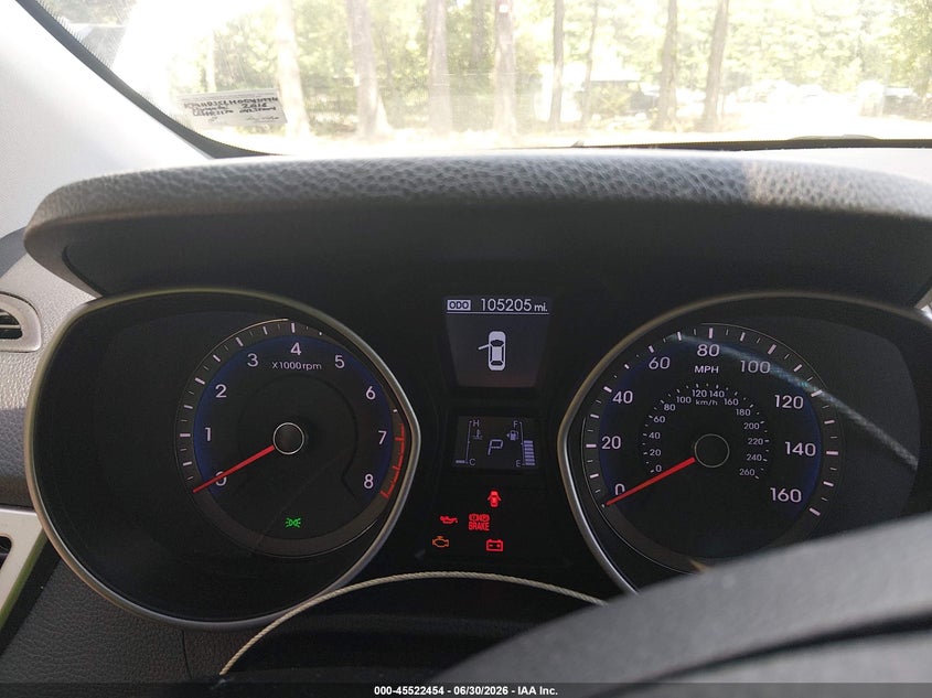 2016 Hyundai Elantra VIN KMHD35LH0GU318416 IAAI salvage auction — NORMAL WEAR, Clear (Virginia), sold $1,700 on 2026-07-14 (photo 7)