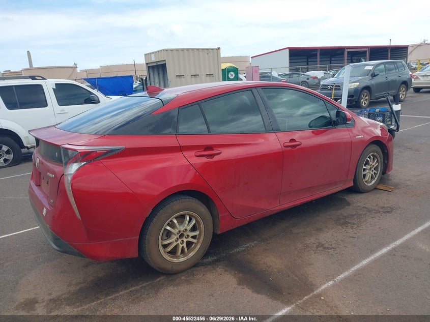 2016 Toyota Prius VIN JTDKARFUXG3514032 IAAI salvage auction — NORMAL WEAR, Clear (Hawaii), sold $1,800 on 2026-07-28 (photo 4)