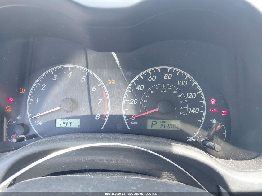 2011 Toyota Corolla VIN JTDBU4EE3B9124478 IAAI salvage auction — FRONT END, Salvage (California), sold $1,225 on 2026-07-29 (photo 7)