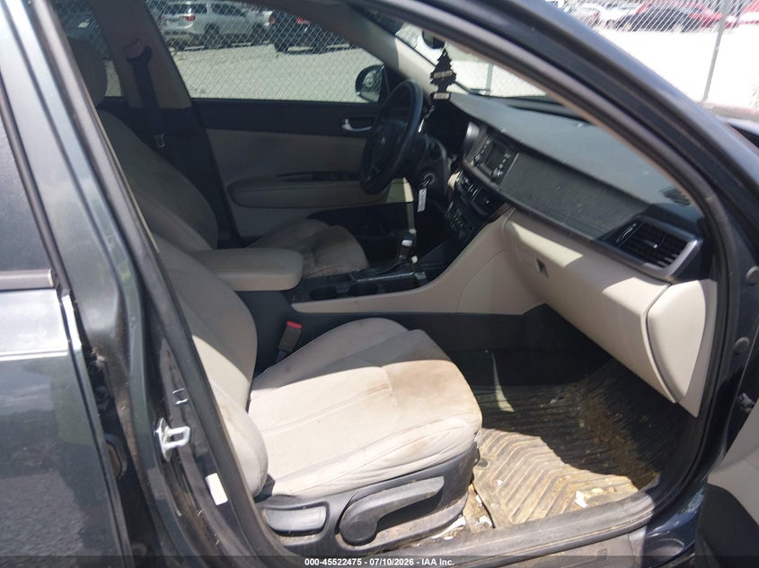 2016 Kia Optima VIN 5XXGT4L34GG078924 IAAI salvage auction — FRONT END, Clear (Alabama), sold $250 on 2026-07-23 (photo 5)