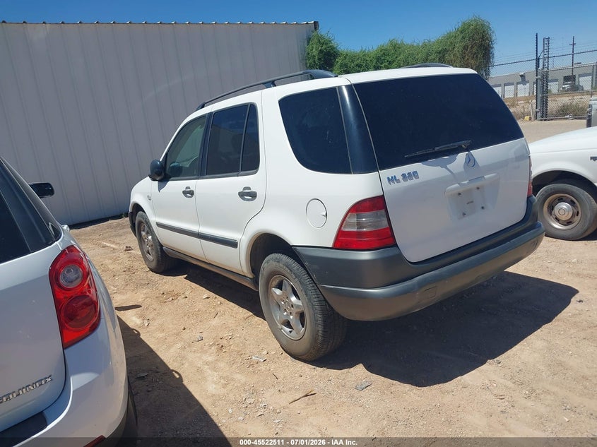 1999 Mercedes-benz Ml-class VIN 4JGAB54E1XA133237 IAAI salvage auction — NORMAL WEAR, Clear-Dealer Only (Arizona), sold $25 on 2026-07-09 (photo 3)