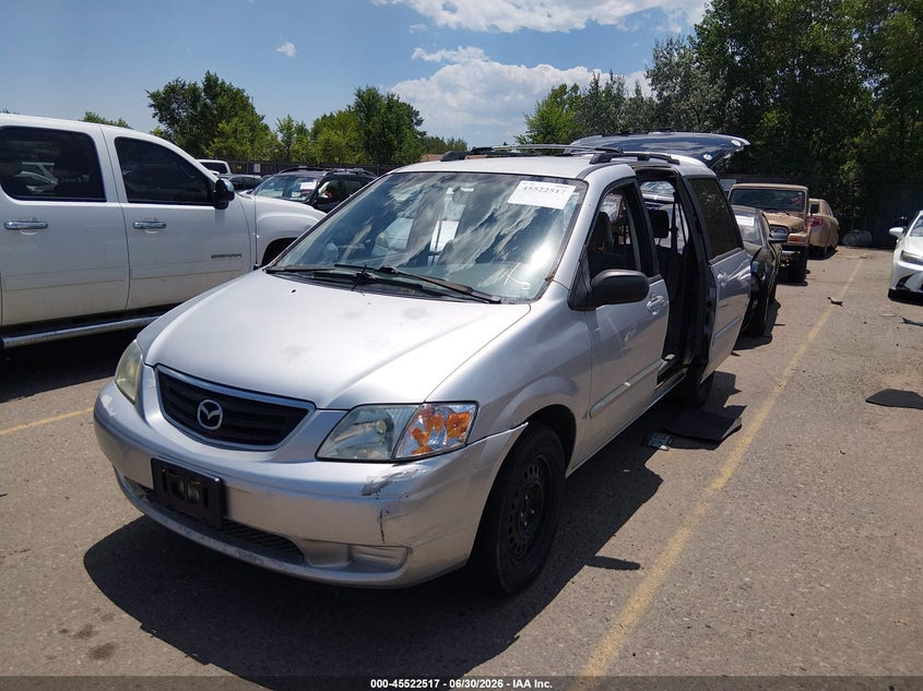 2001 Mazda Mpv VIN JM3LW28Y610178814 IAAI salvage auction — NORMAL WEAR, Clear (Colorado), sold $325 on 2026-07-28 (photo 2)