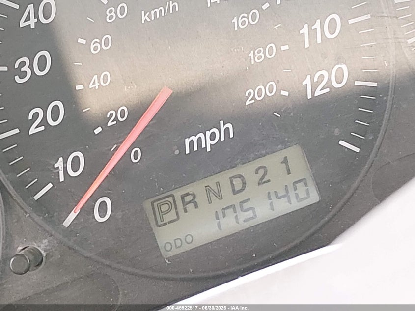 2001 Mazda Mpv VIN JM3LW28Y610178814 IAAI salvage auction — NORMAL WEAR, Clear (Colorado), sold $325 on 2026-07-28 (photo 7)