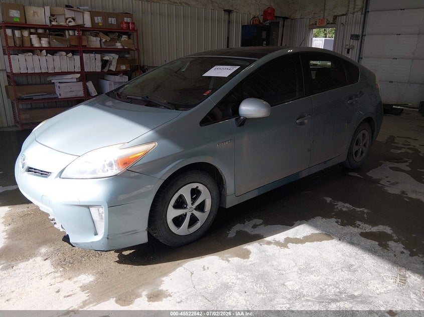 2012 Toyota Prius VIN JTDKN3DU7C1485826 IAAI salvage auction — RIGHT SIDE, Bill Of Sale (Alaska), sold $350 on 2026-07-10 (photo 2)