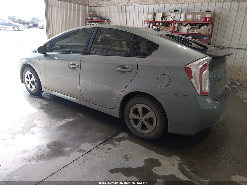 2012 Toyota Prius VIN JTDKN3DU7C1485826 IAAI salvage auction — RIGHT SIDE, Bill Of Sale (Alaska), sold $350 on 2026-07-10 (photo 3)