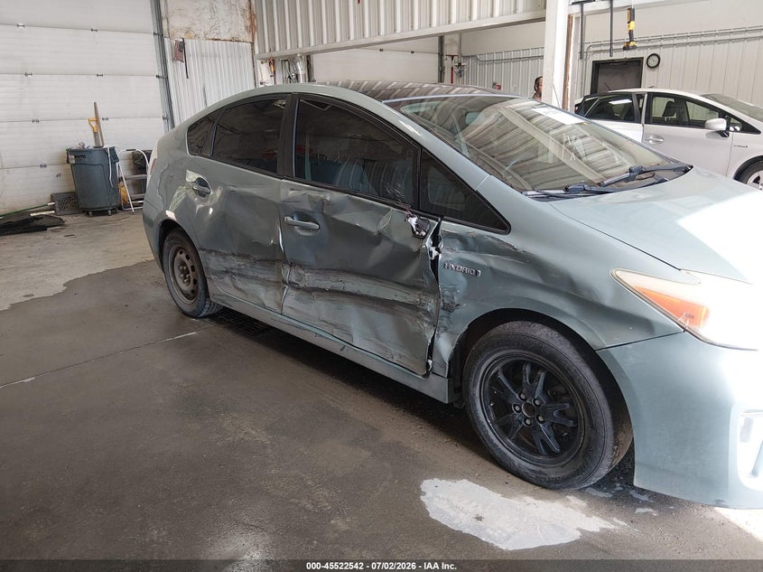 2012 Toyota Prius VIN JTDKN3DU7C1485826 IAAI salvage auction — RIGHT SIDE, Bill Of Sale (Alaska), sold $350 on 2026-07-10 (photo 6)