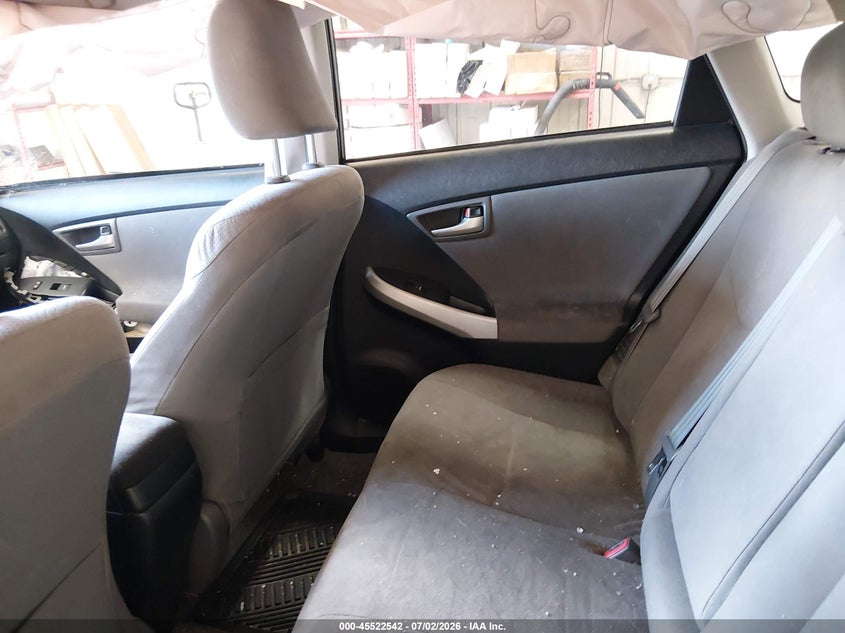 2012 Toyota Prius VIN JTDKN3DU7C1485826 IAAI salvage auction — RIGHT SIDE, Bill Of Sale (Alaska), sold $350 on 2026-07-10 (photo 8)