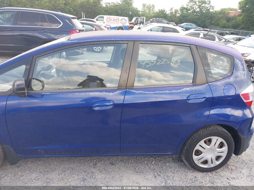 2010 Honda Fit VIN JHMGE8H24AS002553 IAAI salvage auction — NORMAL WEAR, Original (Ohio), sold $375 on 2026-07-14 (photo 6)