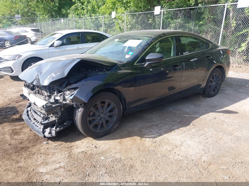2015 Mazda 6 VIN JM1GJ1U60F1168756 IAAI salvage auction — FRONT & REAR, Salvage - Greater Than 75% (Maryland), sold $425 on 2026-07-28 (photo 2)