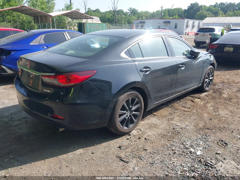 2015 Mazda 6 VIN JM1GJ1U60F1168756 IAAI salvage auction — FRONT & REAR, Salvage - Greater Than 75% (Maryland), sold $425 on 2026-07-28 (photo 4)