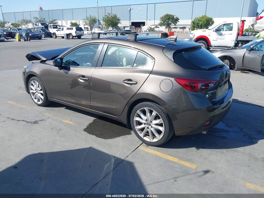 2016 Mazda 3 VIN JM1BM1N30G1276706 IAAI salvage auction — FRONT END, Salvage (California), sold $1,050 on 2026-07-20 (photo 3)