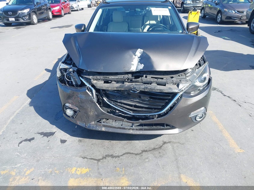 2016 Mazda 3 VIN JM1BM1N30G1276706 IAAI salvage auction — FRONT END, Salvage (California), sold $1,050 on 2026-07-20 (photo 6)