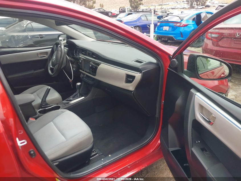2016 Toyota Corolla VIN 5YFBURHE1GP425292 IAAI salvage auction — FRONT END, Salvage (California), sold $3,100 on 2026-07-14 (photo 5)